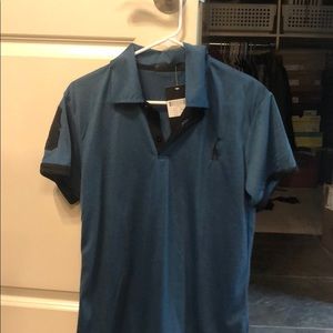 navy polo, new with tags